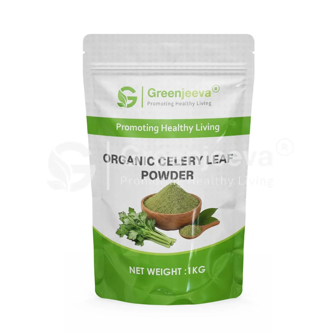 Organic Celery Leaf Powder Pouch Organic Celery Leaf Powder Pouch